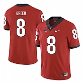 Georgia Bulldogs 8 A.J. Green Red College Football Jersey Dzhi,baseball caps,new era cap wholesale,wholesale hats